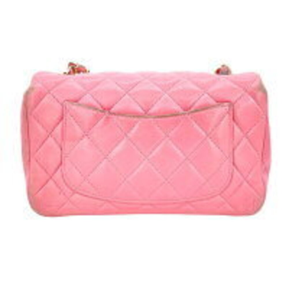 Chanel AO Matelasse Bag Quilted Lambskin Shoulder Chain Pink